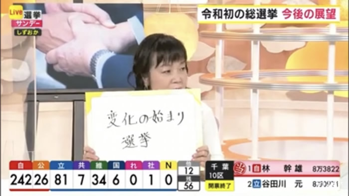 テレビ静岡 「LIVE選挙サンデーしずおか」出演